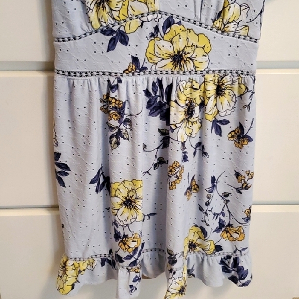 NWOT Dillard's Allison & Kelly Ruffle Fit & Flare Dress - Picture 6 of 12